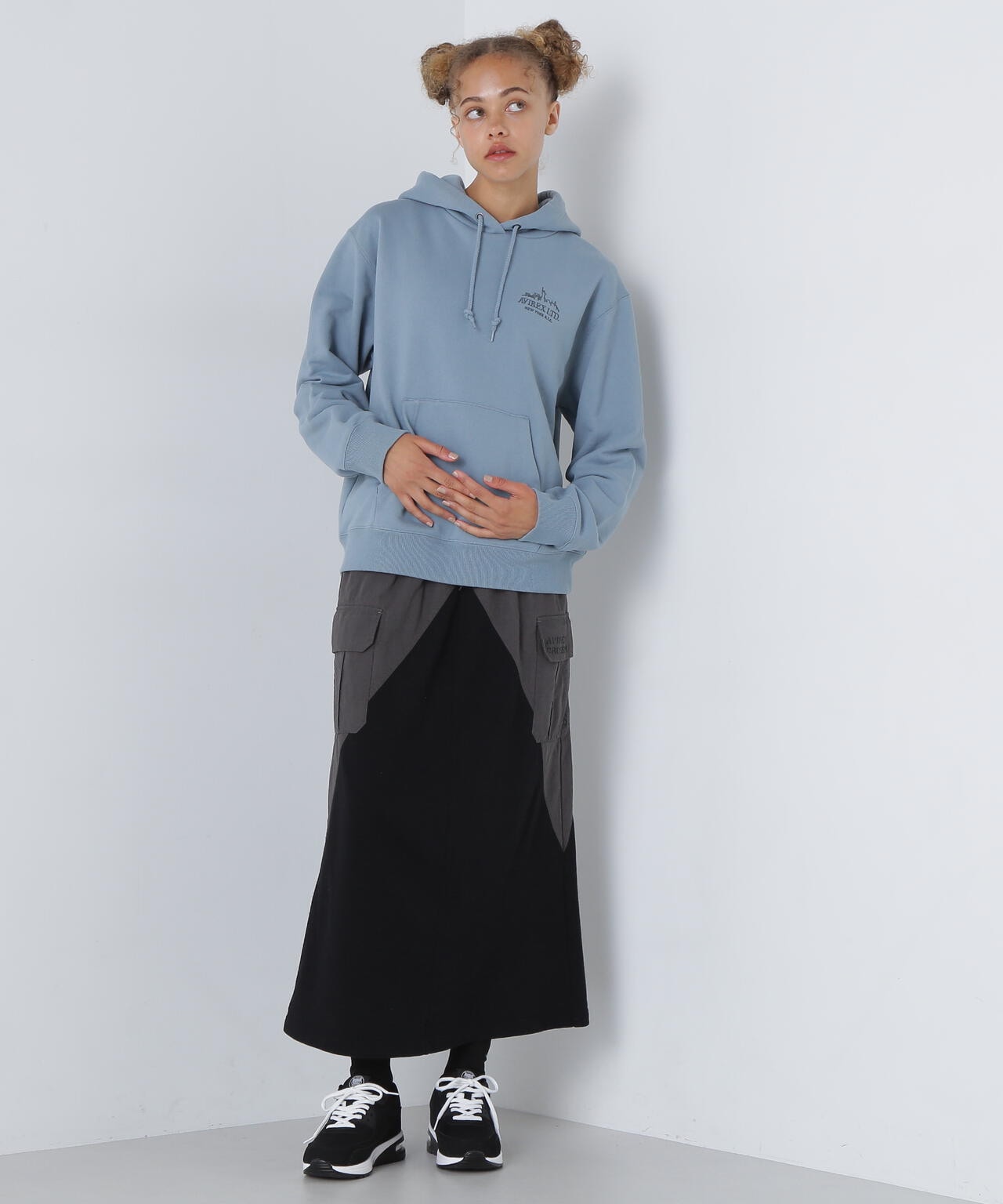 《CROSSOVER》RIPSTOP COMBI SKIRT/リップストップ コンビススカート クロスオーバー