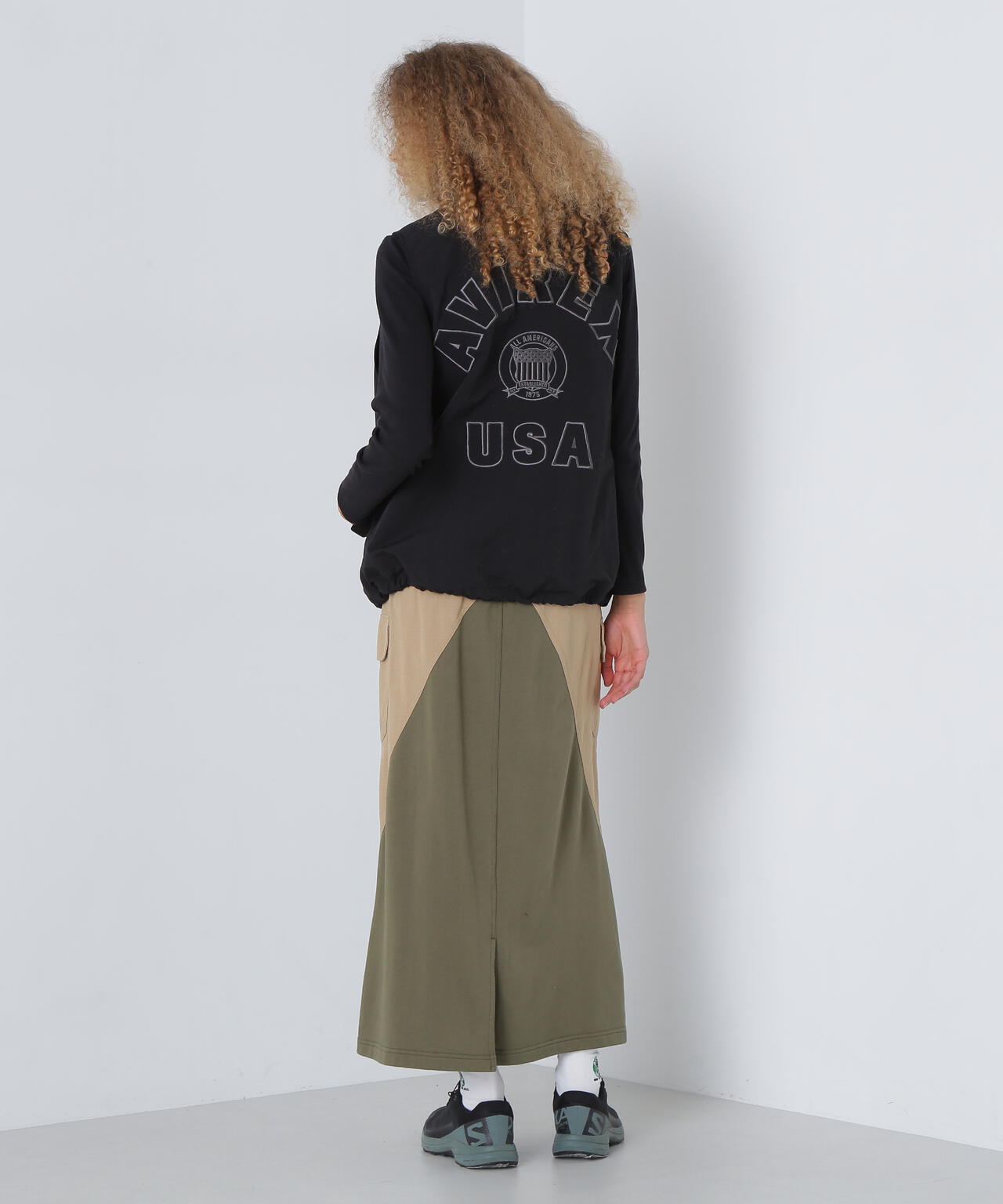 《CROSSOVER》RIPSTOP COMBI SKIRT/リップストップ コンビススカート クロスオーバー