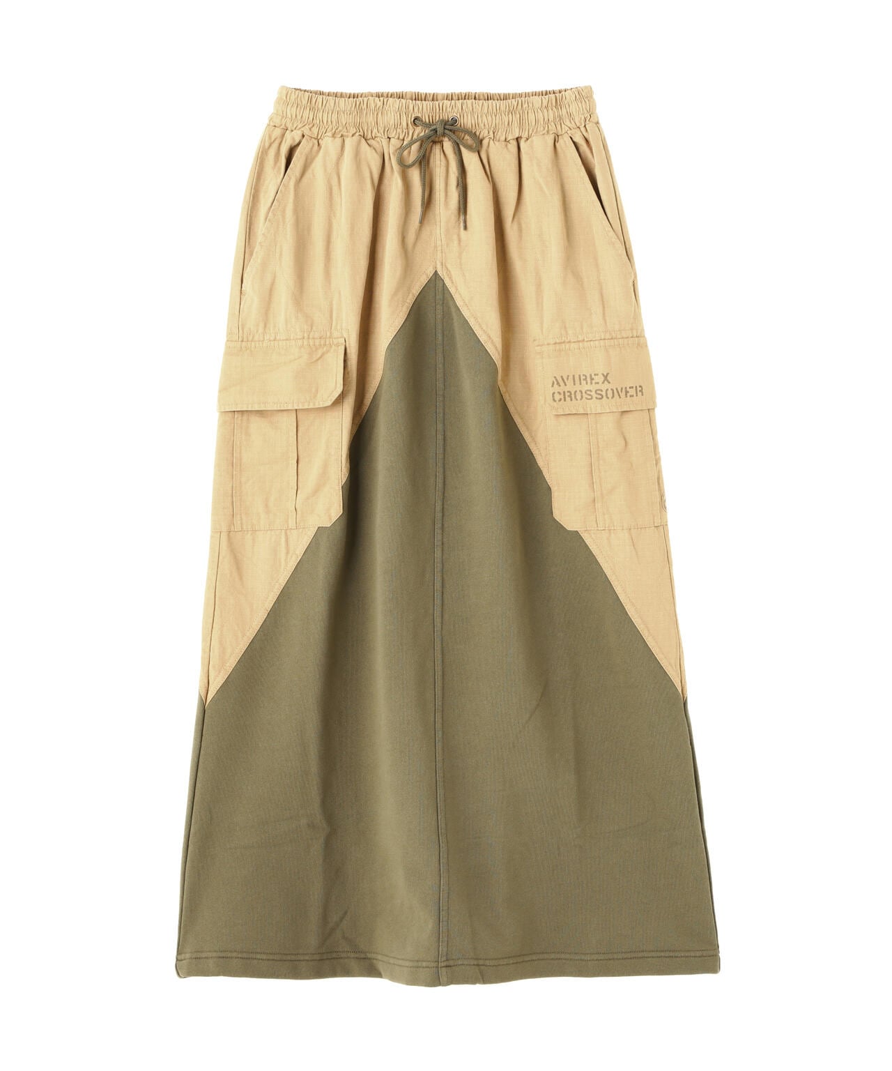 《CROSSOVER》RIPSTOP COMBI SKIRT/リップストップ コンビススカート クロスオーバー