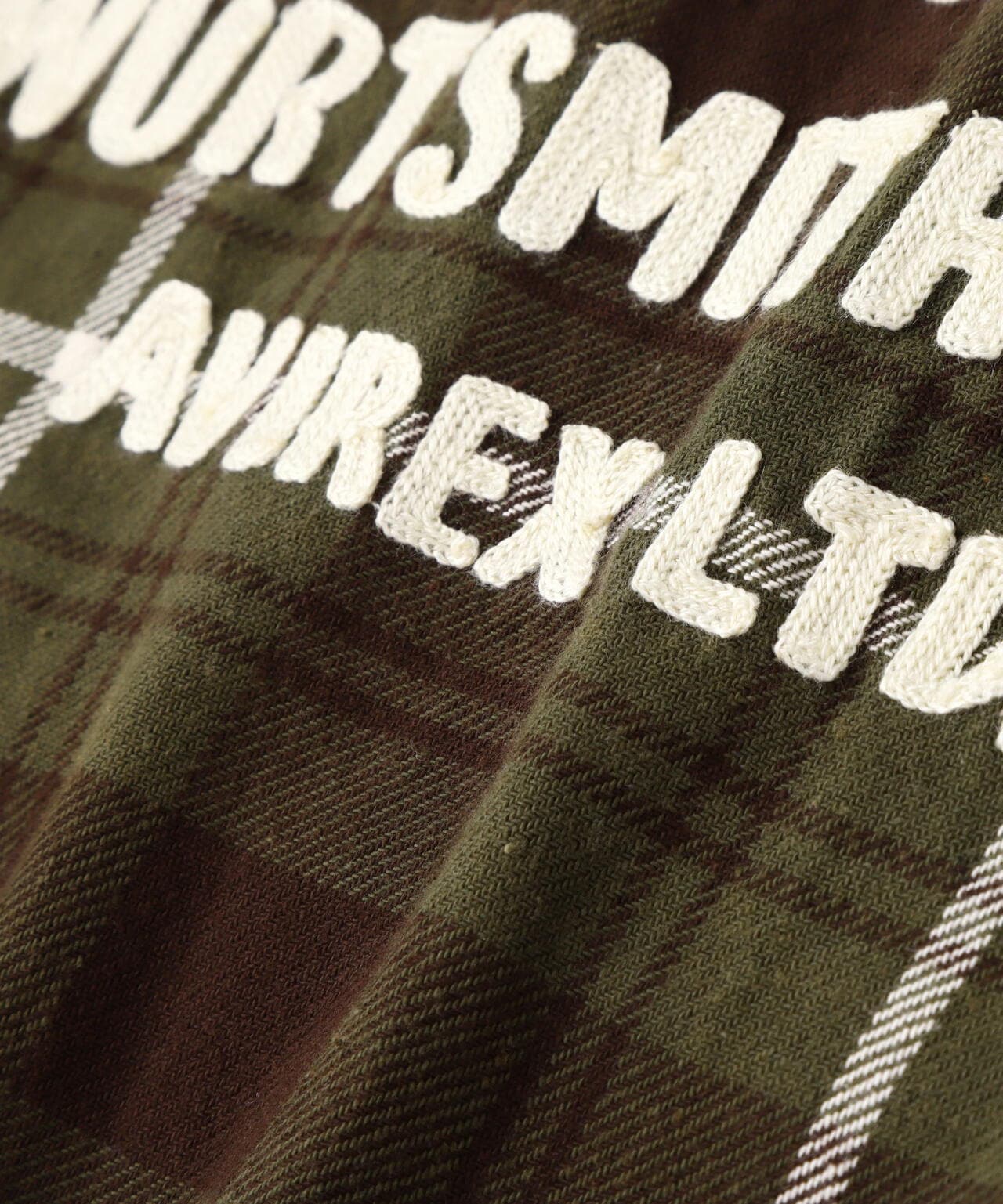 LONGSLEEVE CHECK EMB SHIRT USAF / ロングスリーブ チェック エンブロイダリー シャツ USAF 