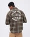 LONGSLEEVE CHECK EMB SHIRT USAF / ロングスリーブ チェック エンブロイダリー シャツ USAF 