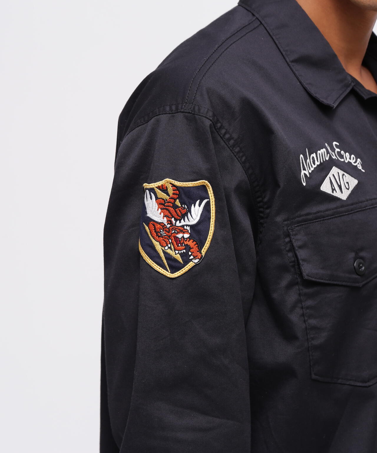 MILITARY SHIRT "FLYING TIGERS" / ミリタリーシャツ "フライングタイガース" / AVIREX 