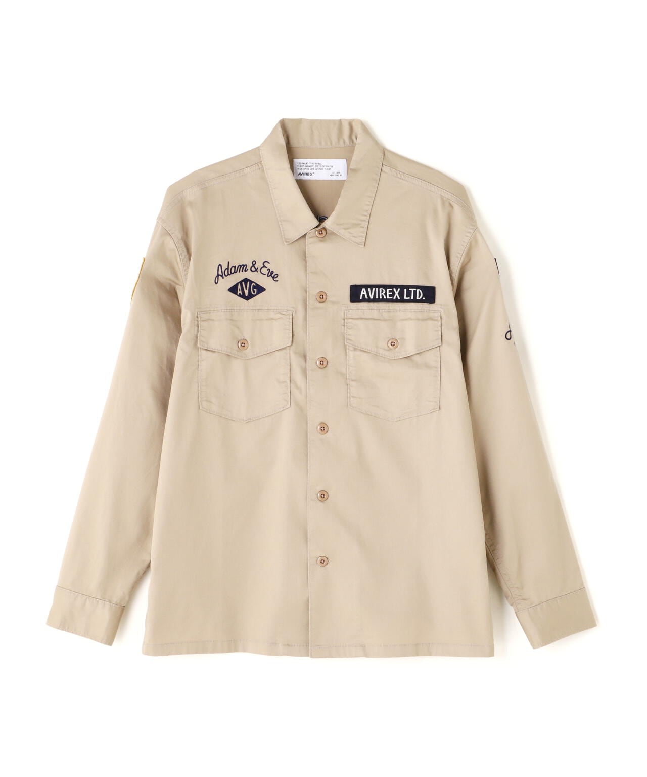 MILITARY SHIRT "FLYING TIGERS" / ミリタリーシャツ "フライングタイガース" / AVIREX 