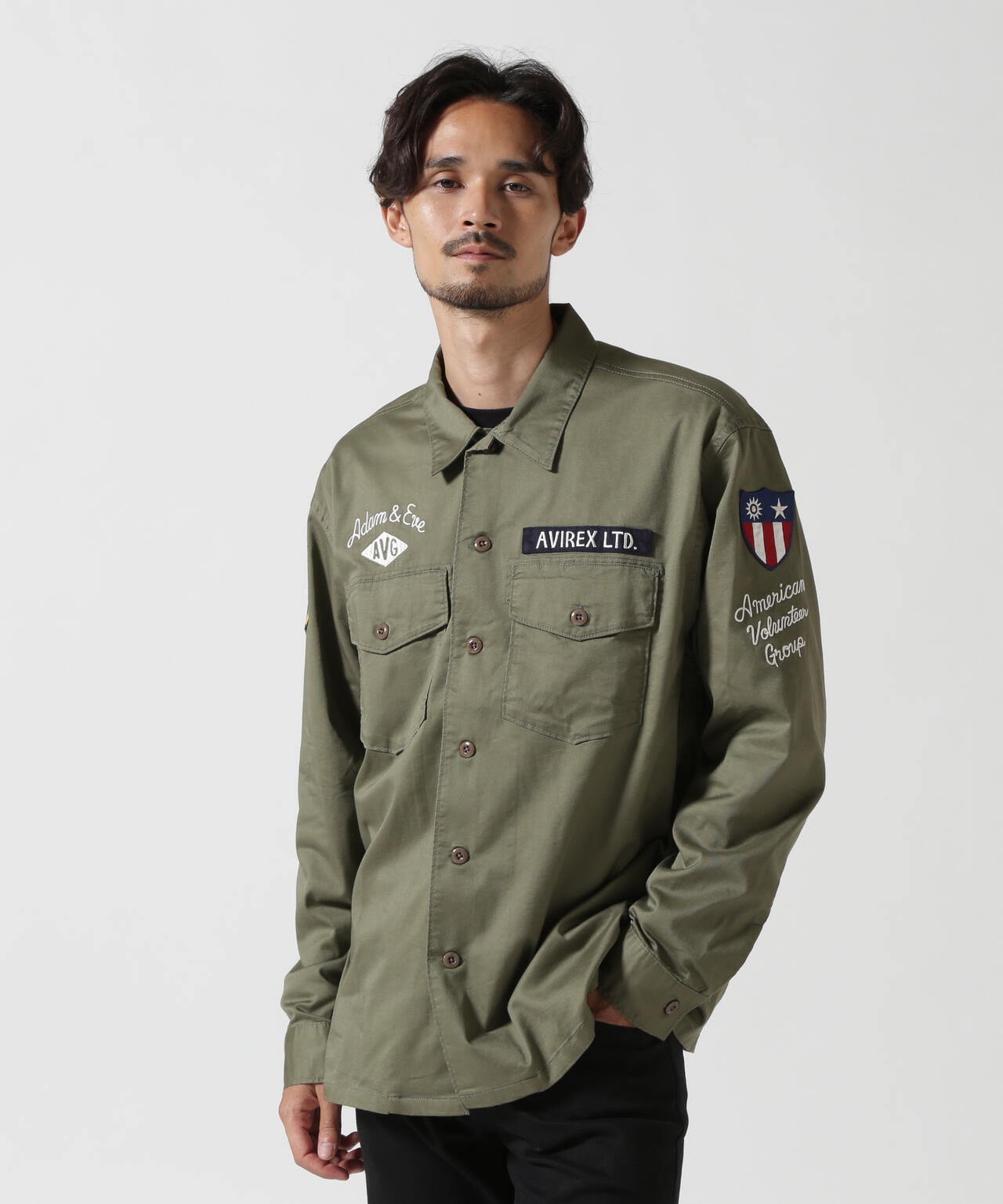 MILITARY SHIRT "FLYING TIGERS" / ミリタリーシャツ "フライングタイガース" / AVIREX 