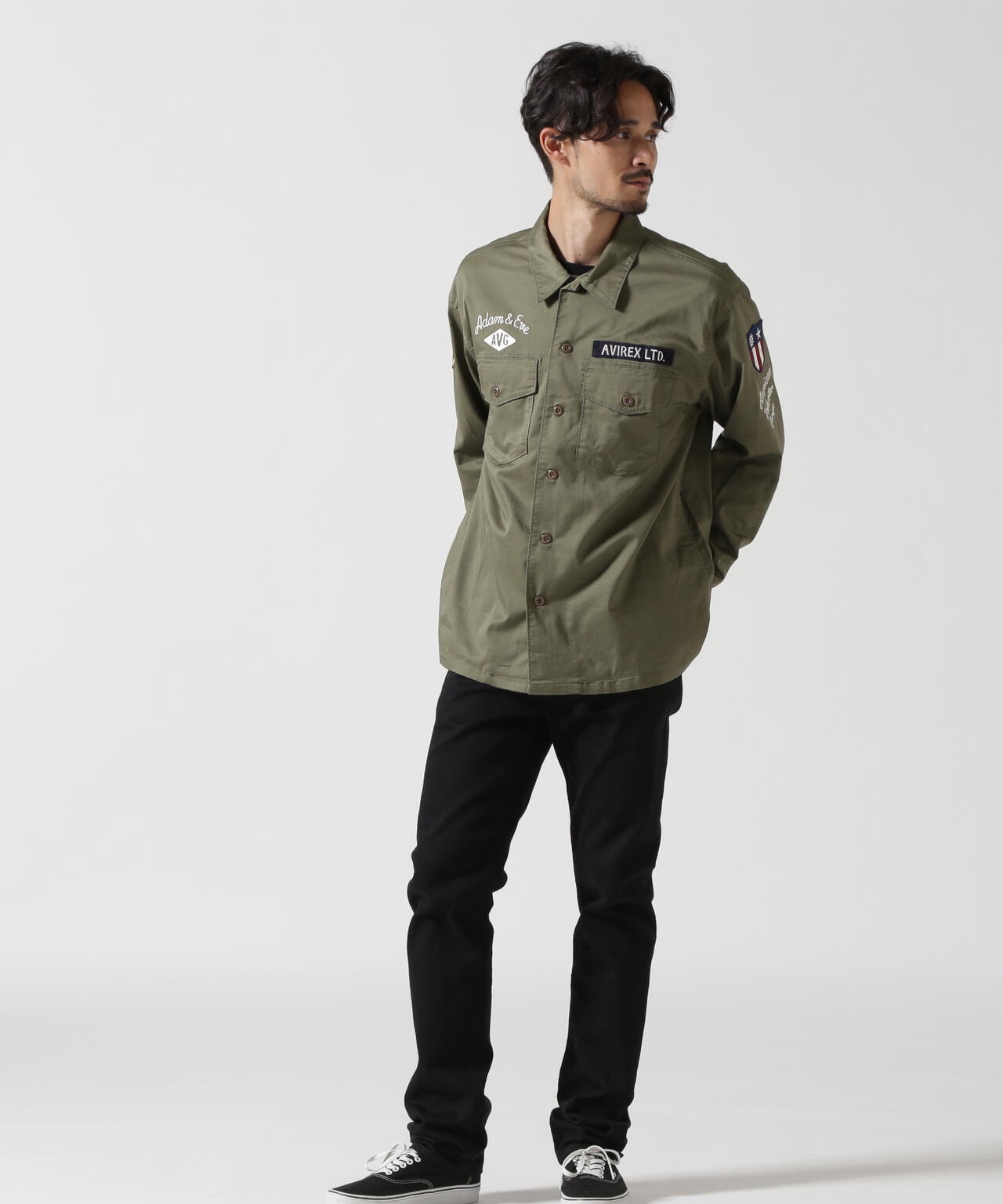 MILITARY SHIRT "FLYING TIGERS" / ミリタリーシャツ "フライングタイガース" / AVIREX 