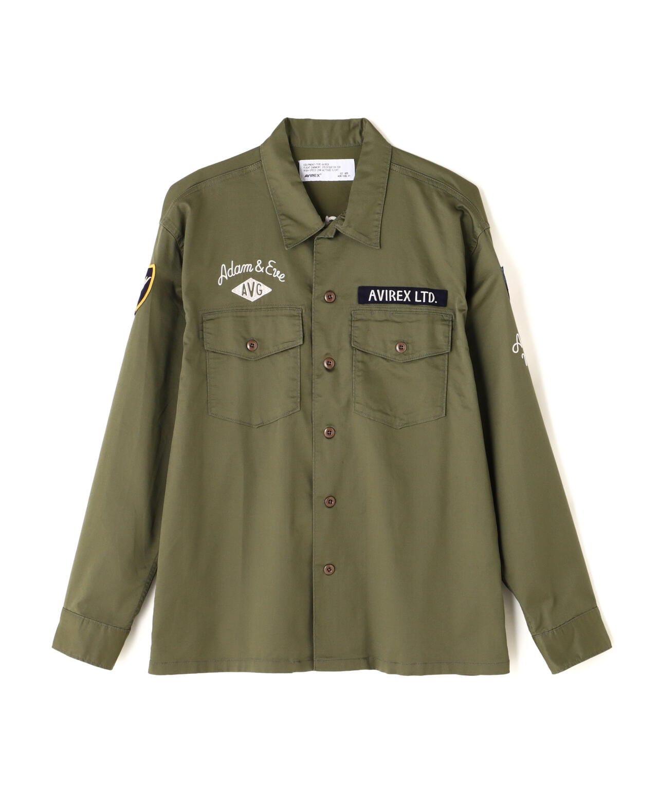 MILITARY SHIRT "FLYING TIGERS" / ミリタリーシャツ "フライングタイガース" / AVIREX 