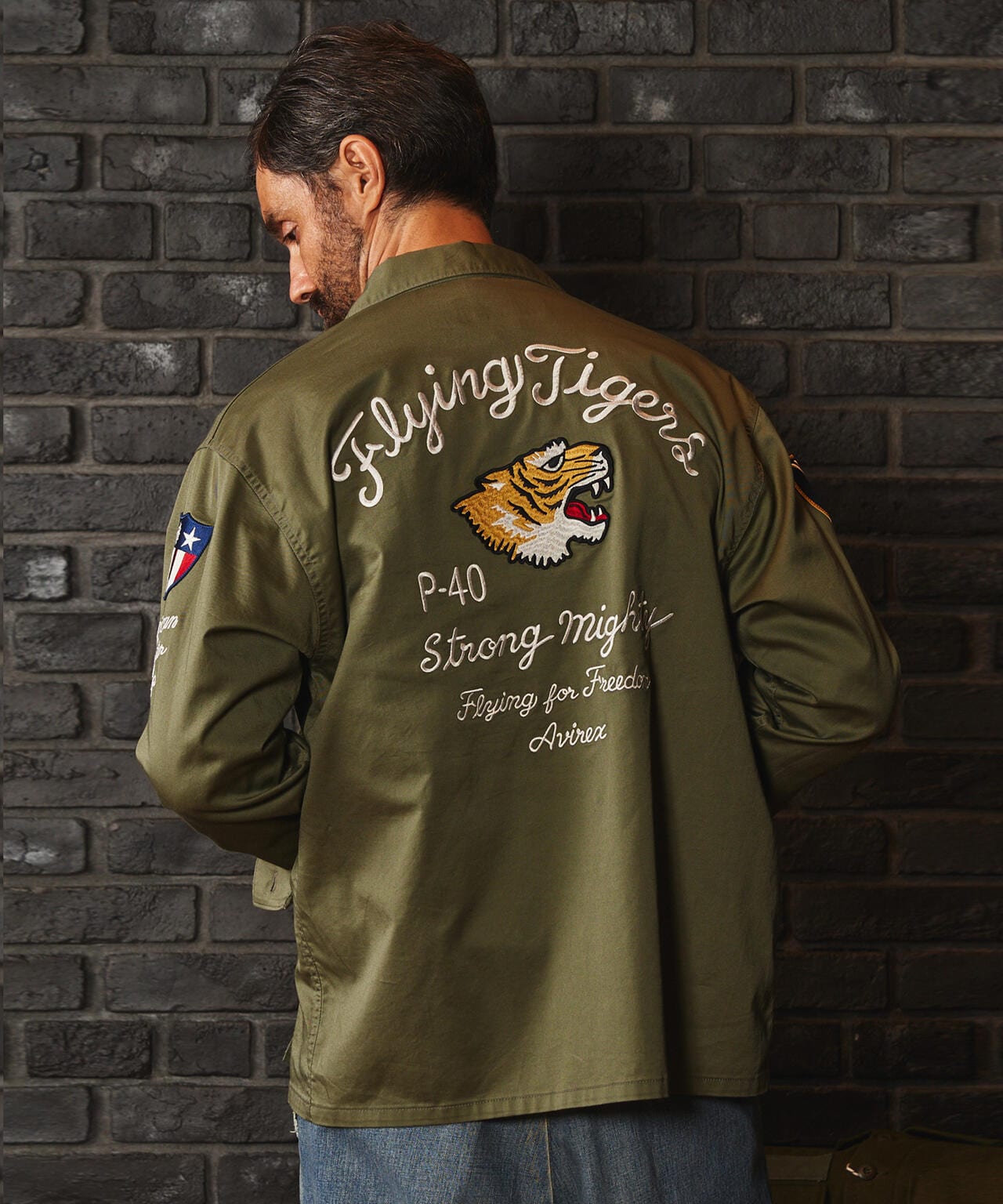 MILITARY SHIRT "FLYING TIGERS" / ミリタリーシャツ "フライングタイガース" / AVIREX 