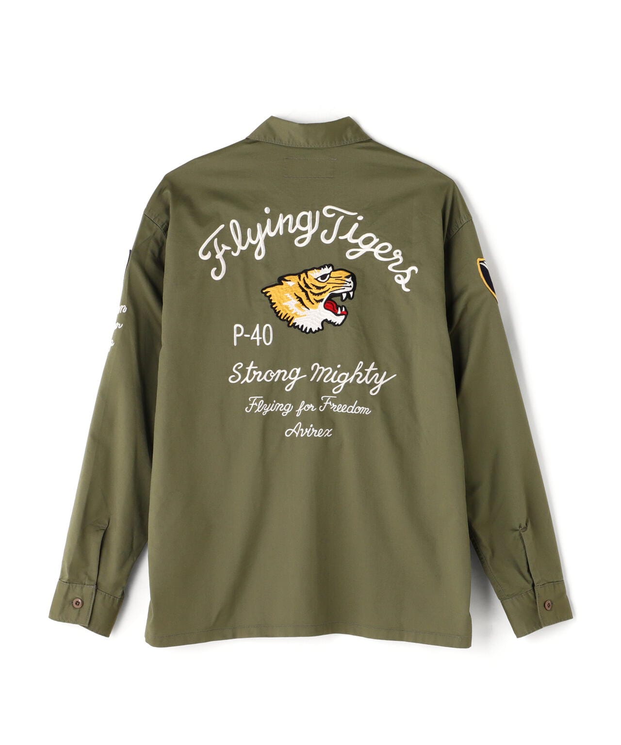 MILITARY SHIRT "FLYING TIGERS" / ミリタリーシャツ "フライングタイガース" / AVIREX 