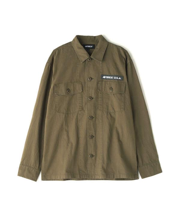 《WEB&DEPOT限定》RIPSTOP BDU SHIRT / リップストップ BDU シャツ / AVIREX / アヴィレックス