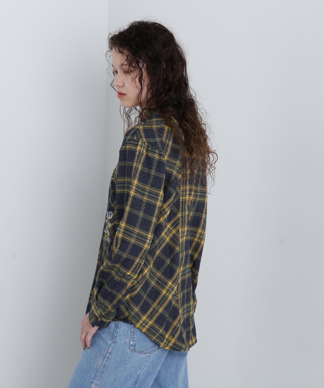 CHEMICAL WASH CHECK SHIRT/ケミカルウォッシュ チェックシャツ