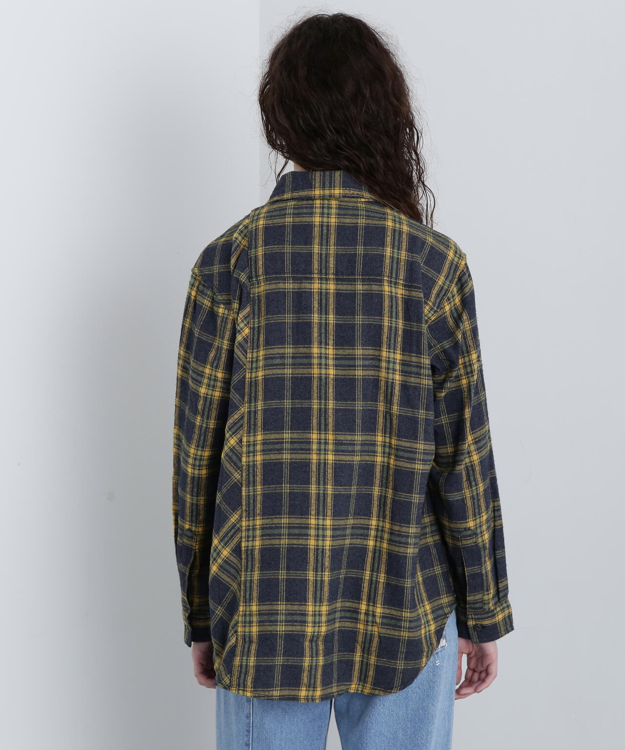 CHEMICAL WASH CHECK SHIRT/ケミカルウォッシュ チェックシャツ