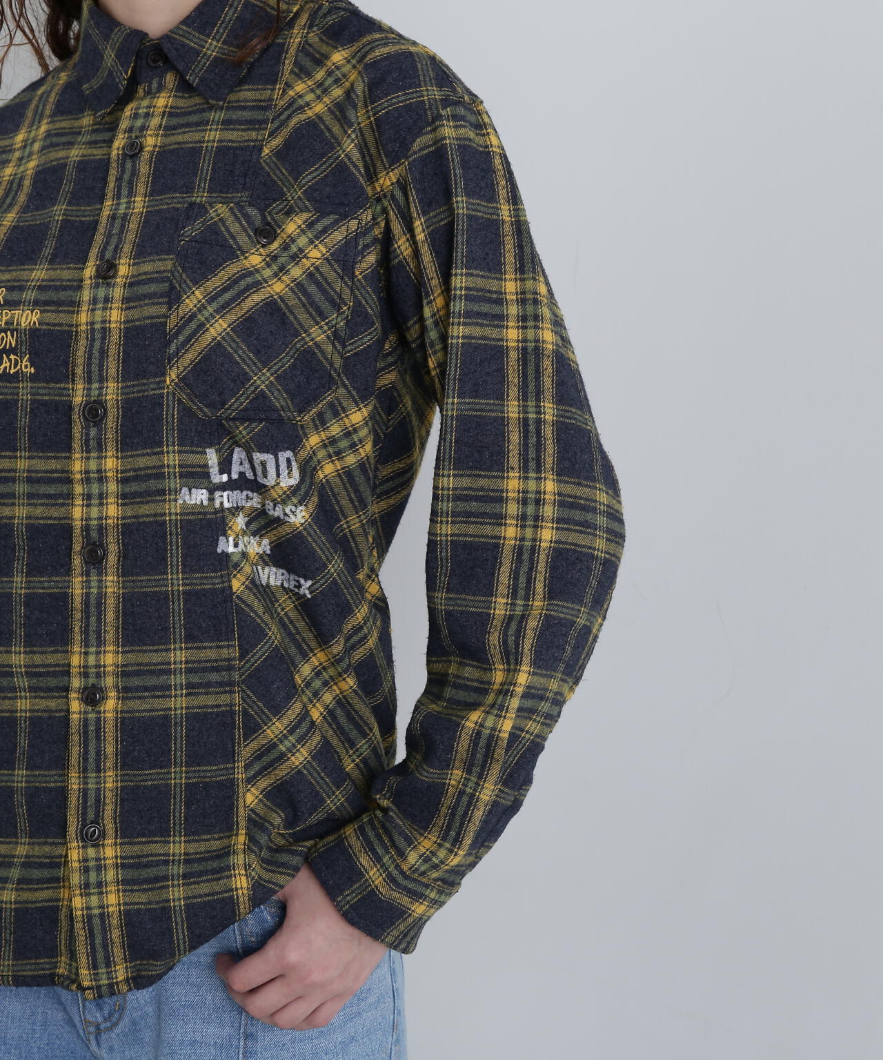 CHEMICAL WASH CHECK SHIRT/ケミカルウォッシュ チェックシャツ