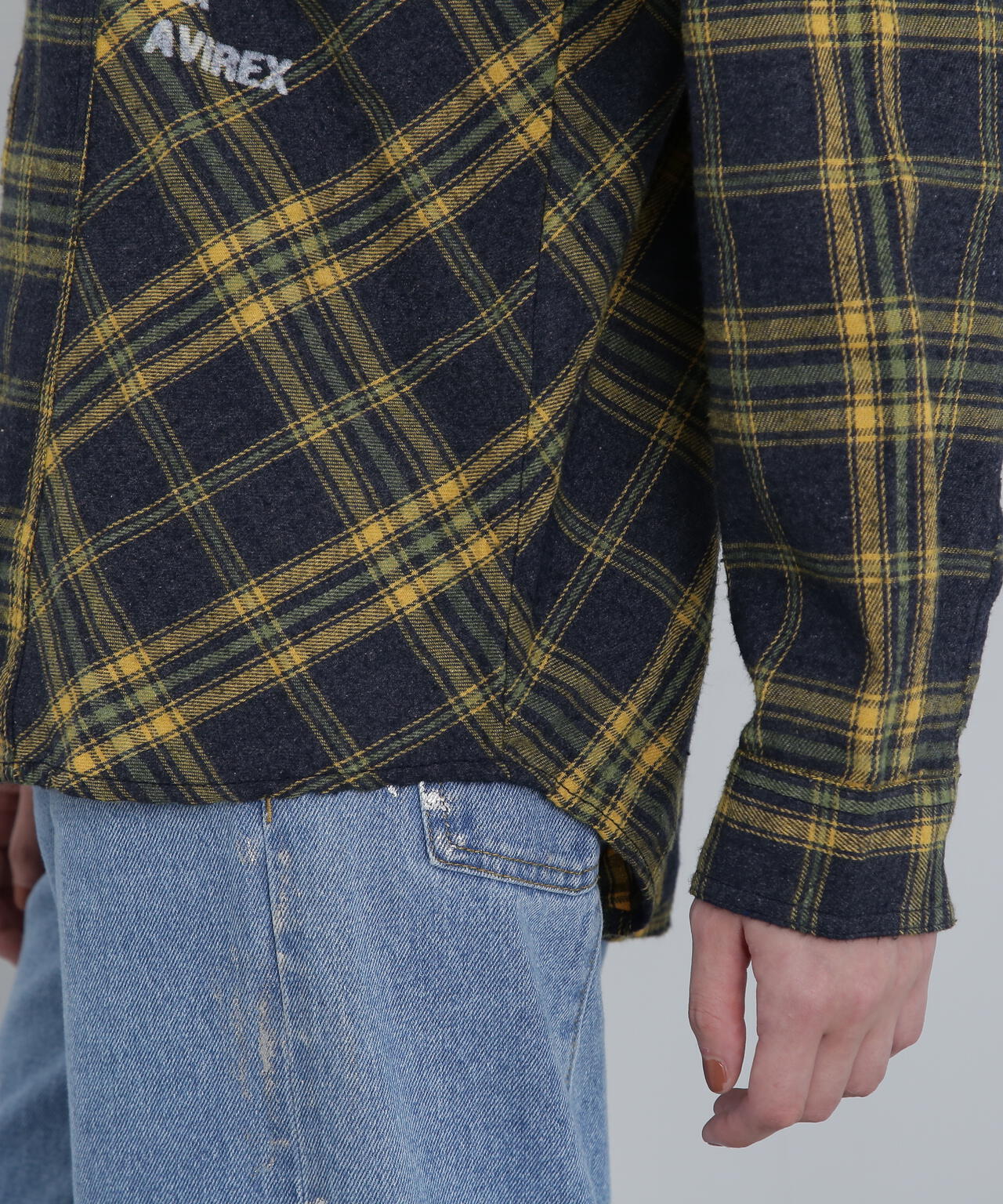 CHEMICAL WASH CHECK SHIRT/ケミカルウォッシュ チェックシャツ