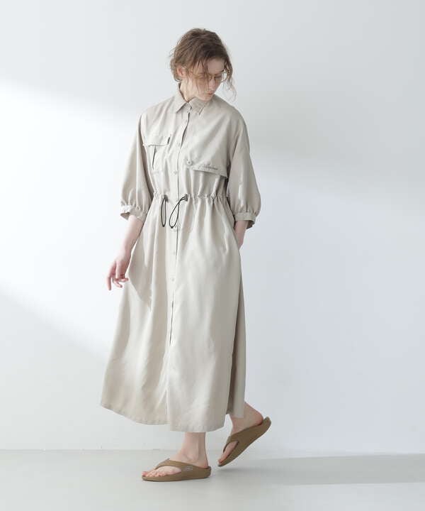 STORM FLAP DETAILE LONG SHIRTS/ストームフラップ ロングシャツ/ワンピ