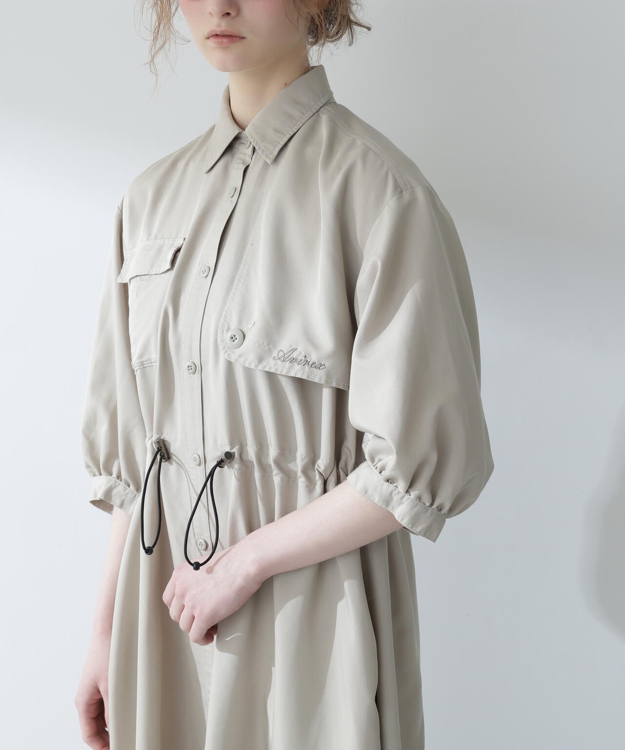 STORM FLAP DETAILE LONG SHIRTS/ストームフラップ ロングシャツ 