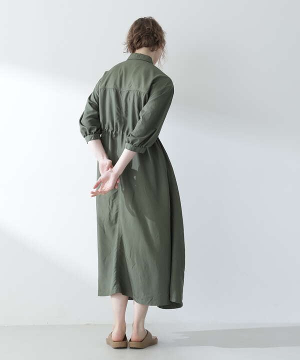 STORM FLAP DETAILE LONG SHIRTS/ストームフラップ ロングシャツ/ワンピ