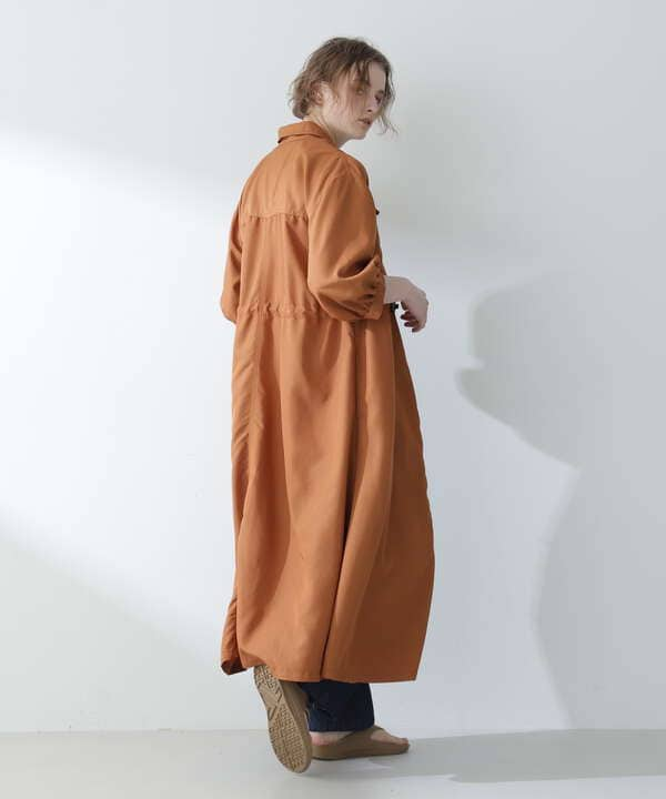 STORM FLAP DETAILE LONG SHIRTS/ストームフラップ ロングシャツ/ワンピ