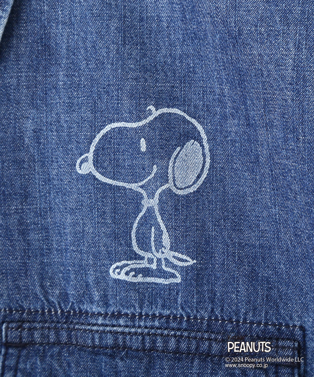 《AVIREX×PEANUTS》DENIM SHIRTS/アヴィレックス×ピーナッツ デニムシャツ