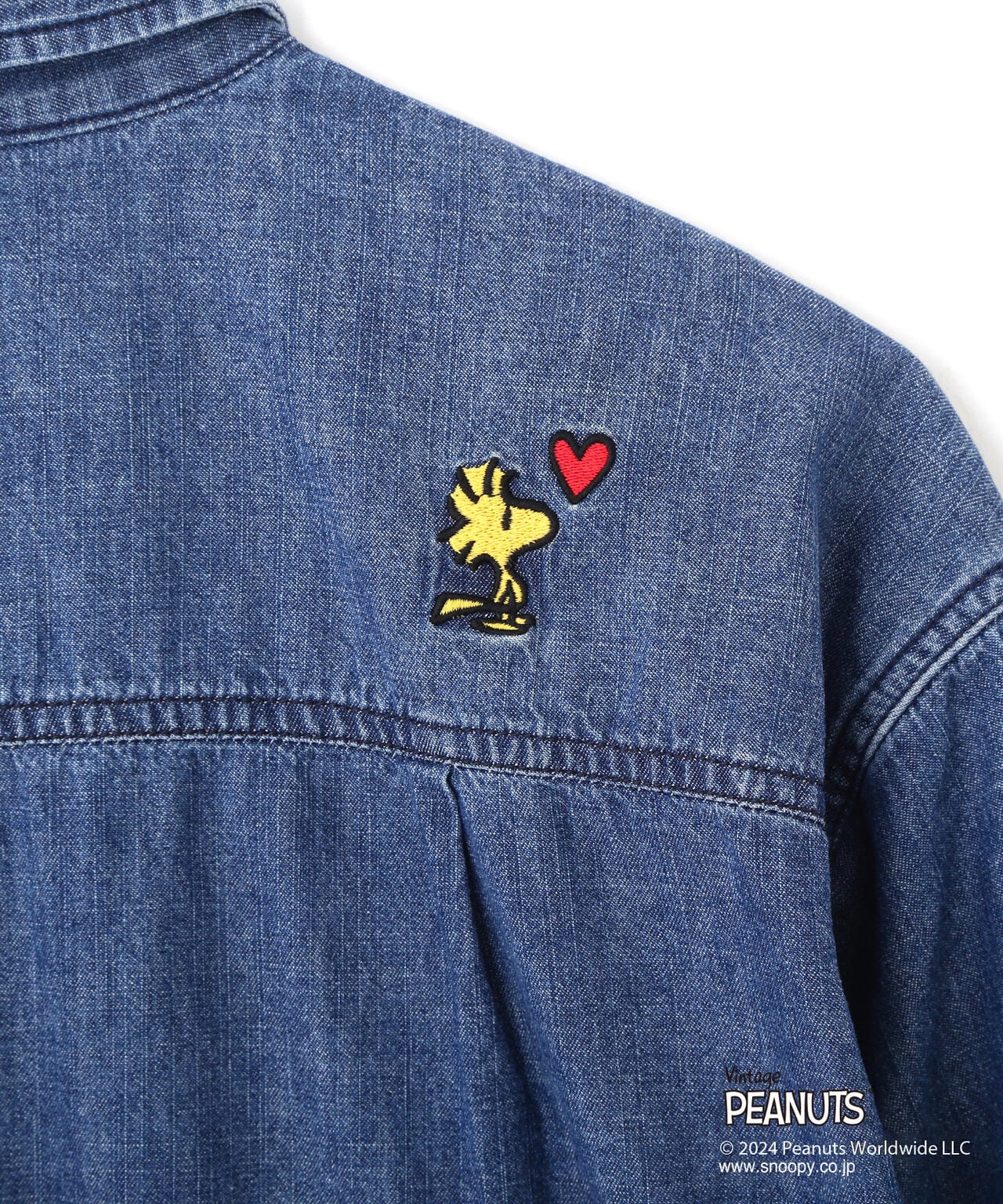 《AVIREX×PEANUTS》DENIM SHIRTS/アヴィレックス×ピーナッツ デニムシャツ