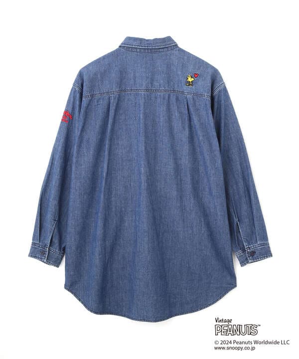 《AVIREX×PEANUTS》DENIM SHIRTS/アヴィレックス×ピーナッツ デニムシャツ