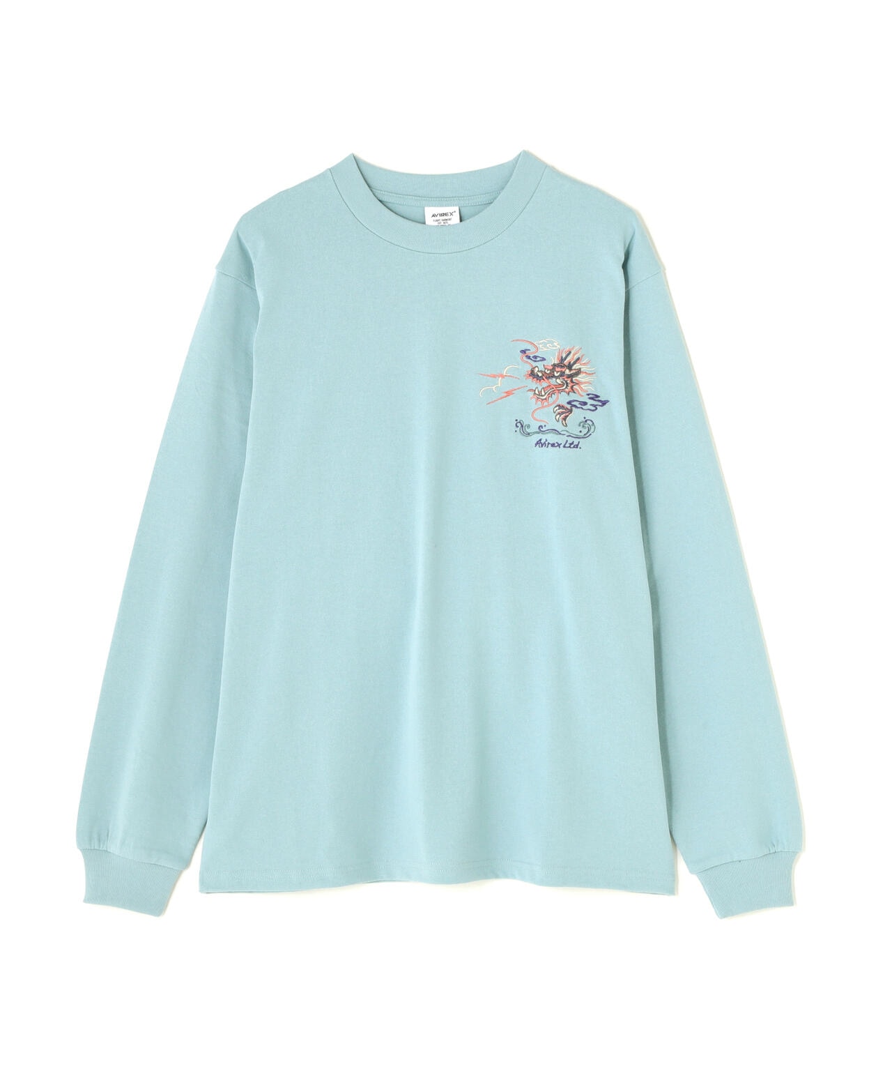 EMBROIDERY T-SHIRT "JAPAN MAP" / エンブロイダリー 長袖Tシャツ "ジャパン マップ" / AVIREX /