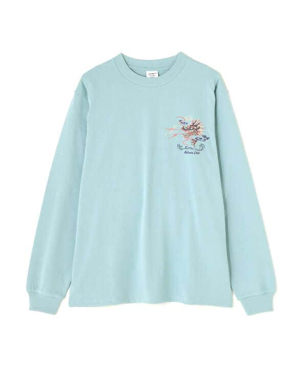 EMBROIDERY T-SHIRT "JAPAN MAP" / エンブロイダリー 長袖Tシャツ "ジャパン マップ" / AVIREX /