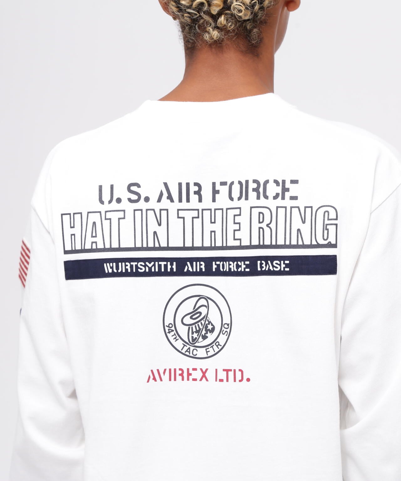 LONGSLEEVE T-SHIRT "HAT IN THE RING" / 長袖Tシャツ "ハット イン ザ リング" / AVIREX 