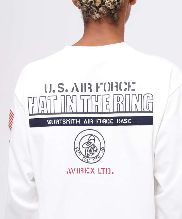 LONGSLEEVE T-SHIRT "HAT IN THE RING" / 長袖Tシャツ "ハット イン ザ リング" / AVIREX 