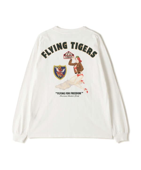 LONGSLEEVE T-SHIRT "FLYING TIGERS" / 長袖Tシャツ "フライングタイガース" / AVIREX 