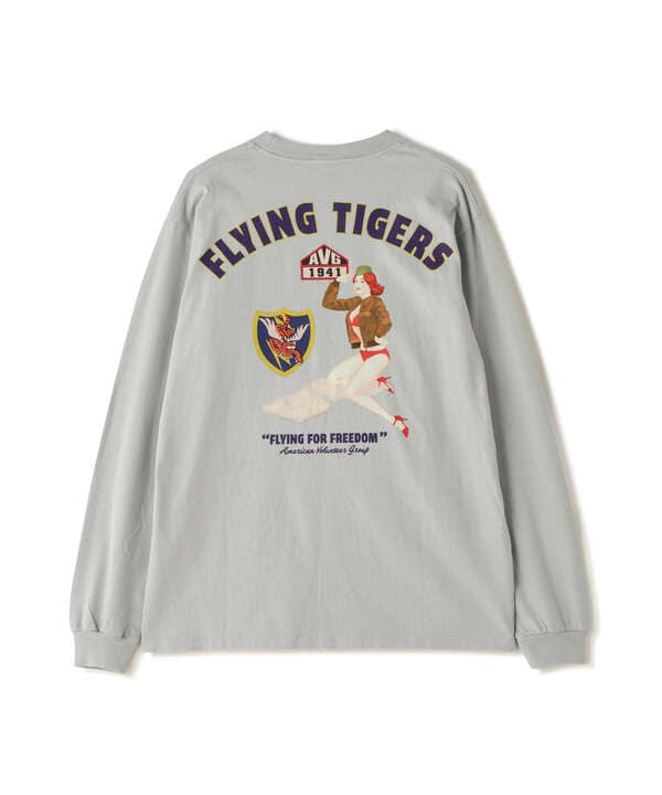 LONGSLEEVE T-SHIRT "FLYING TIGERS" / 長袖Tシャツ "フライングタイガース" / AVIREX 