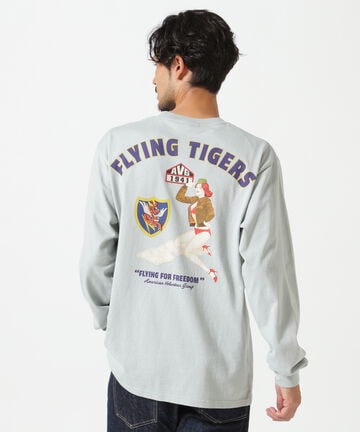 LONGSLEEVE T-SHIRT ”FLYING TIGERS” / 長袖Tシャツ ”フライングタイガース” / AVIREX 