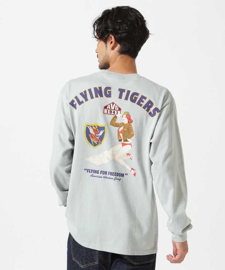 LONGSLEEVE T-SHIRT ”FLYING TIGERS” / 長袖Tシャツ ”フライングタイガース” / AVIREX 