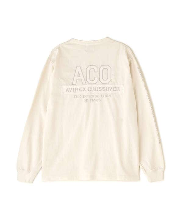 《CROSSOVER》FADED WASH LONGSLEEVE T-SHIRT / フェイデッド ウォッシュ 長袖Tシャツ 