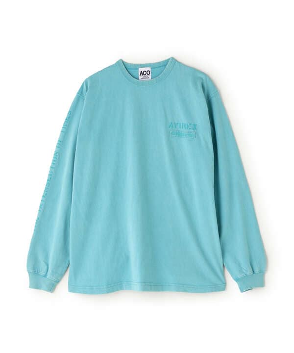 《CROSSOVER》FADED WASH LONGSLEEVE T-SHIRT / フェイデッド ウォッシュ 長袖Tシャツ 