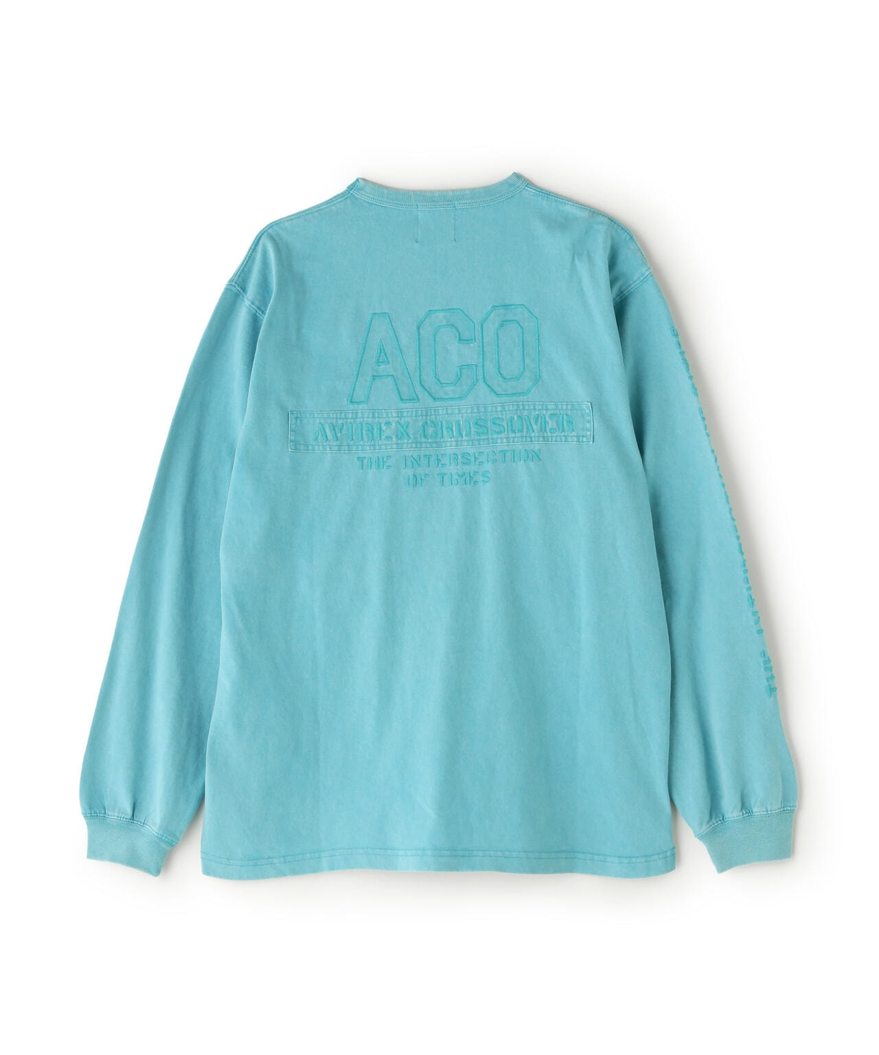 《CROSSOVER》FADED WASH LONGSLEEVE T-SHIRT / フェイデッド ウォッシュ 長袖Tシャツ 