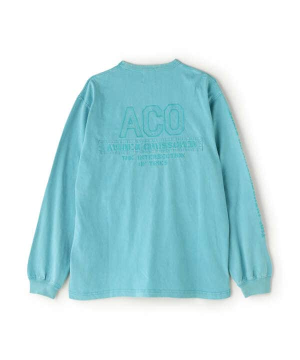 《CROSSOVER》FADED WASH LONGSLEEVE T-SHIRT / フェイデッド ウォッシュ 長袖Tシャツ 