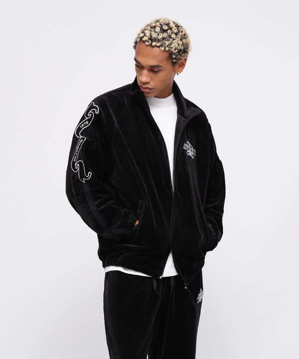 《WEB&DEPOT限定》VELOUR TRACK JACKET / ベロア トラックジャケット