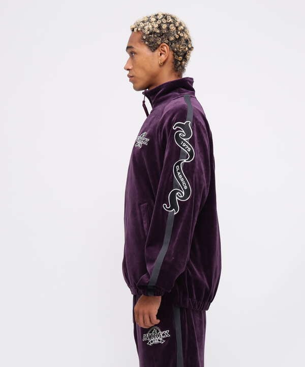 《WEB&DEPOT限定》VELOUR TRACK JACKET / ベロア トラックジャケット