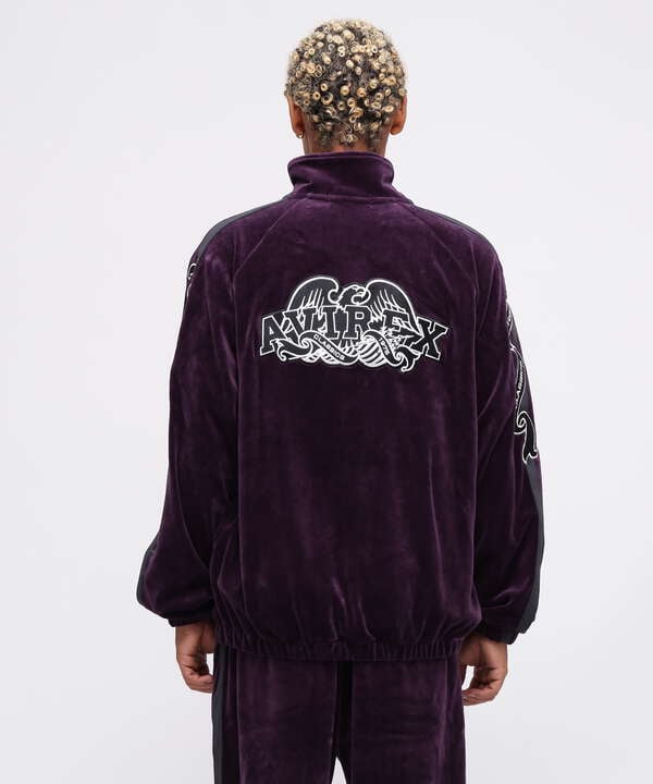 《WEB&DEPOT限定》VELOUR TRACK JACKET / ベロア トラックジャケット