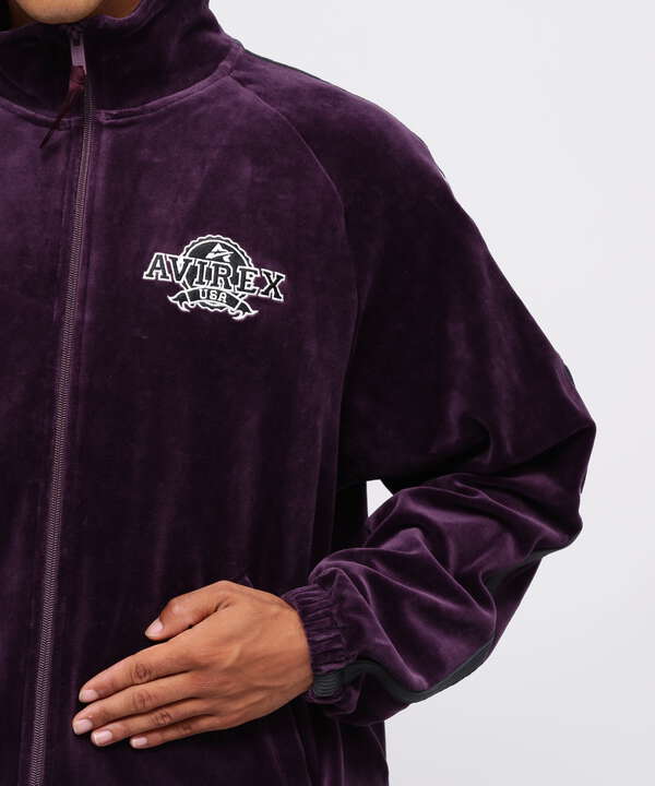 《WEB&DEPOT限定》VELOUR TRACK JACKET / ベロア トラックジャケット