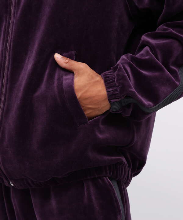 《WEB&DEPOT限定》VELOUR TRACK JACKET / ベロア トラックジャケット