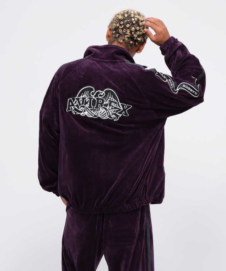 《WEB&DEPOT限定》VELOUR TRACK JACKET / ベロア トラックジャケット