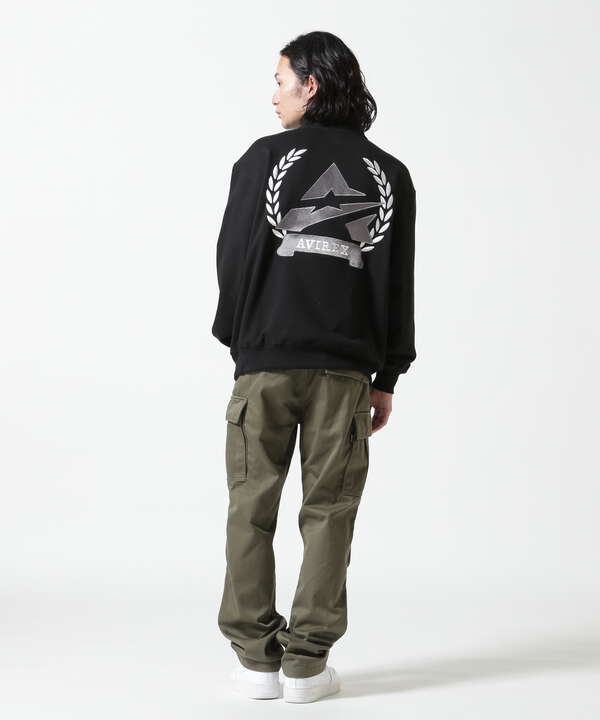 《WEB&DEPOT限定》ASTAR HALFZIP SWEAT / Aスター ハーフジップスウェット / AVIREX / アヴィレックス