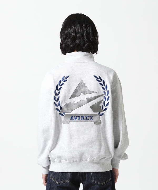 《WEB&DEPOT限定》ASTAR HALFZIP SWEAT / Aスター ハーフジップスウェット / AVIREX / アヴィレックス