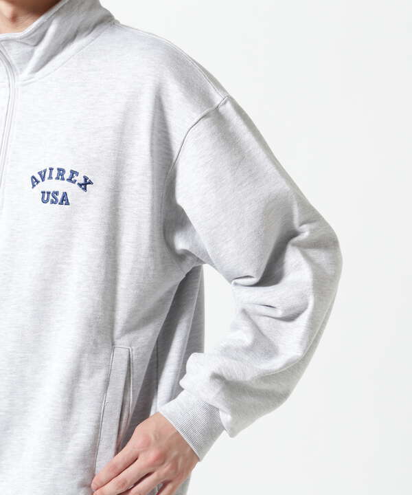 《WEB&DEPOT限定》ASTAR HALFZIP SWEAT / Aスター ハーフジップスウェット / AVIREX / アヴィレックス