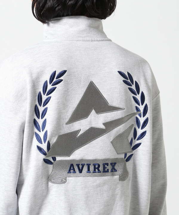 《WEB&DEPOT限定》ASTAR HALFZIP SWEAT / Aスター ハーフジップスウェット / AVIREX / アヴィレックス