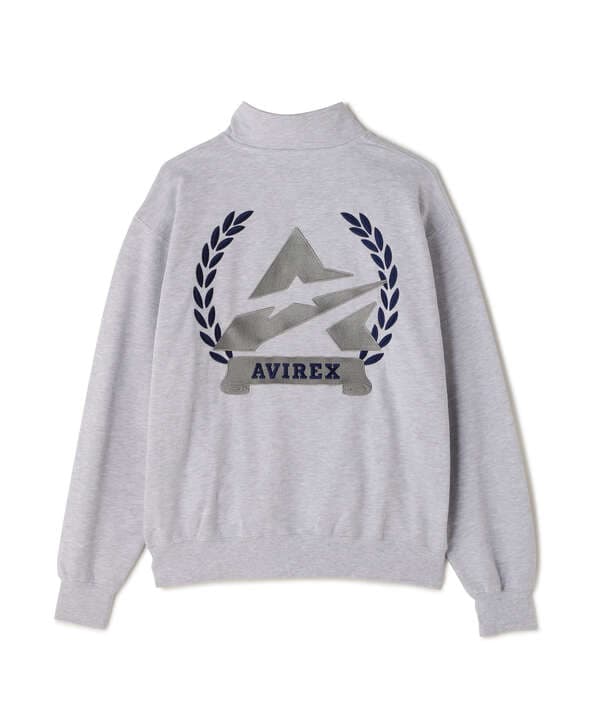 《WEB&DEPOT限定》ASTAR HALFZIP SWEAT / Aスター ハーフジップスウェット / AVIREX / アヴィレックス