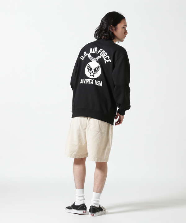 《WEB&DEPOT限定》USAF CREWNECK SWEAT / USAF クルーネック スウェット / AVIREX 