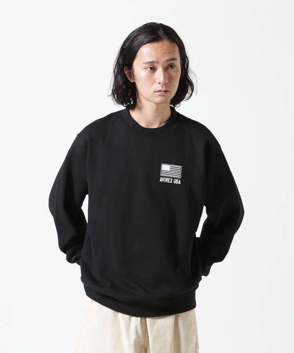 《WEB&DEPOT限定》USAF CREWNECK SWEAT / USAF クルーネック スウェット / AVIREX 