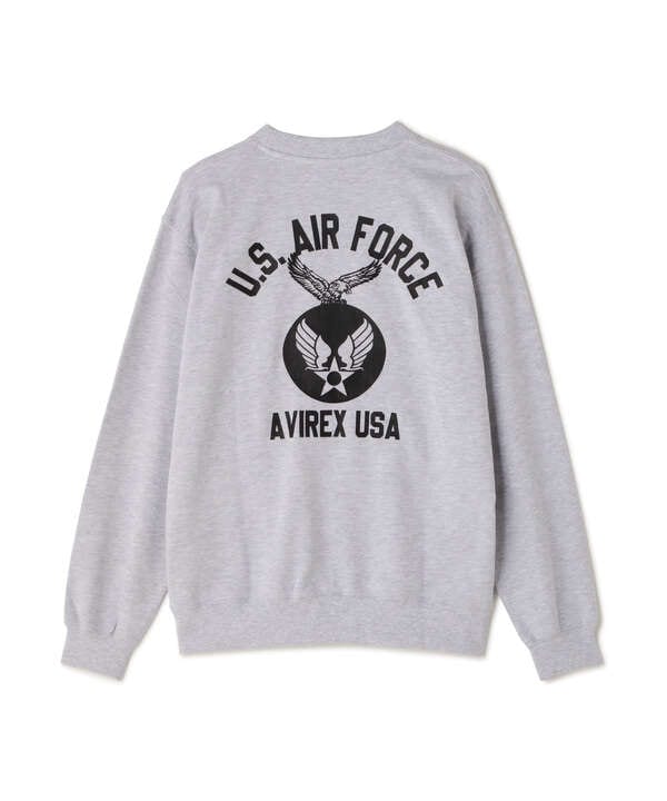 《WEB&DEPOT限定》USAF CREWNECK SWEAT / USAF クルーネック スウェット / AVIREX 